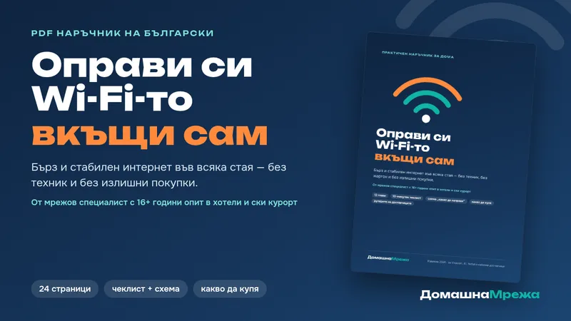 Оправи си Wi-Fi-то вкъщи сам